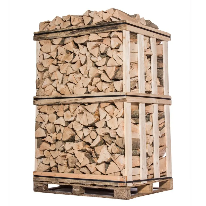 Premium Brennholz 50 cm – verpackt auf Palette mit 2 m³ / 2,5 Raummetern
