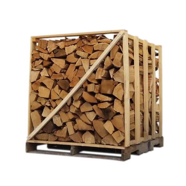 Holzscheite 50 cm – Mischung 80 % Hartholz, 1 Palette = 1,5 Schüttraummeter (SRM) (1,2 m³)