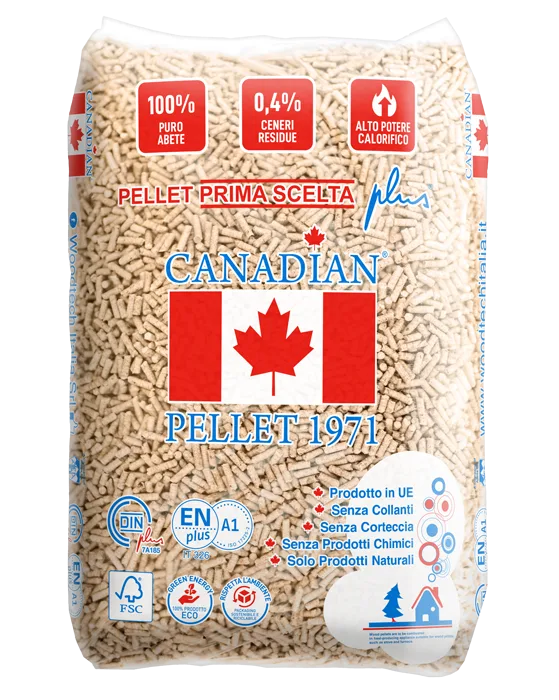 Canadian Holzpellets 15 kg – Verpackungseinheit 70 Säcke (kanadische Premiumqualität)