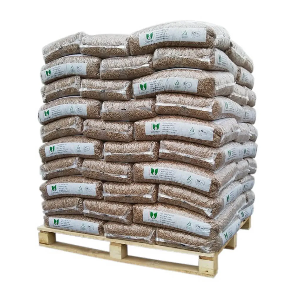 Coterram Holzpellets – Palette mit 70 Säcken à 15 kg