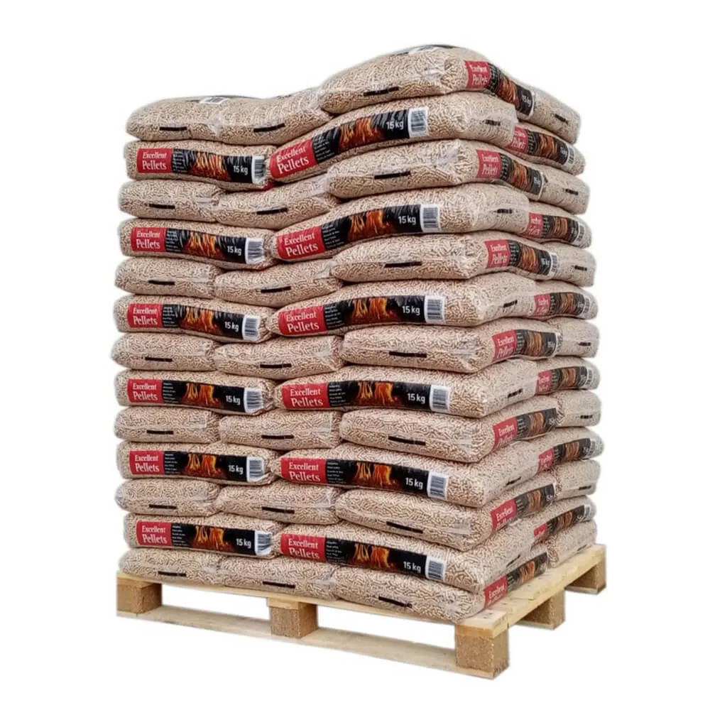 Pellets Excellent – Palette mit 65 Säcken à 15 kg