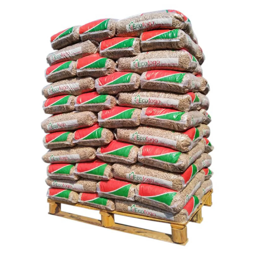 Pellets Ecofogo – Palette mit 66 Säcken à 15 kg